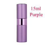 5-20ML metal aluminum Portable Refillable Perfume Bottle Cosmetic Container Empty Spray Atomizer Travel Sub-Bottle liner glass