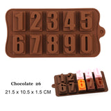 New Silicone Chocolate Mold 29 Shapes Chocolate baking Tools Non-stick Silicone cake mold Jelly and Candy Mold 3D mold DIY best