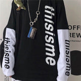 Long Sleeved Oversized Cross of Thorns two-piece Shirt for Men