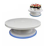 DIY Cake Turntable Baking Silicone Mold Cake Plate Rotating Round Cake Decorating Tools Rotary Table Pastry Supplies Cake Stand