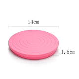 DIY Cake Turntable Baking Silicone Mold Cake Plate Rotating Round Cake Decorating Tools Rotary Table Pastry Supplies Cake Stand