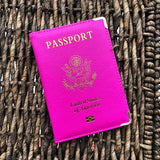 Personalised leather USA Passport Cover Customized Travel Passport holder American Wallet Covers for Passports Girls America