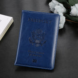 Personalised leather USA Passport Cover Customized Travel Passport holder American Wallet Covers for Passports Girls America