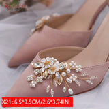 New Shoe Clip Rhinestone Charms Women Wedding High Heels Fashion Buckle Accessories Clothes Decoration X21