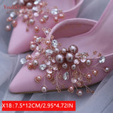 New Shoe Clip Rhinestone Charms Women Wedding High Heels Fashion Buckle Accessories Clothes Decoration X21