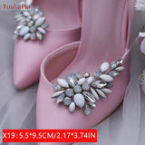 New Shoe Clip Rhinestone Charms Women Wedding High Heels Fashion Buckle Accessories Clothes Decoration X21
