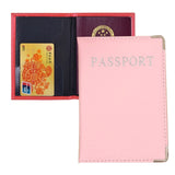 UNISEX Leather Wallet as Travel Passport Holder Cover