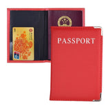 UNISEX Leather Wallet as Travel Passport Holder Cover