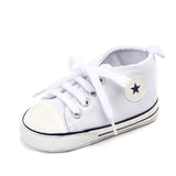 Baby Sneaker Boy Girl Shoes Print Star Canvas Soft Anti-Slip Sole Newborn Infant First Walkers Toddler Casual Canvas Crib Shoes
