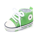 Baby Sneaker Boy Girl Shoes Print Star Canvas Soft Anti-Slip Sole Newborn Infant First Walkers Toddler Casual Canvas Crib Shoes
