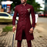 Double Breasted Suit Latest Coat Pant Designs White Floral Tuxedo Burgundy Lapel Party Dress Groom Suit Men Suit For Wedding
