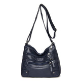 High Quality Women's Soft Leather Shoulder Bags Multi-Layer Classic Crossbody Bag Luxury Designer Handbag and Purse