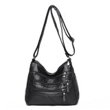 High Quality Women's Soft Leather Shoulder Bags Multi-Layer Classic Crossbody Bag Luxury Designer Handbag and Purse
