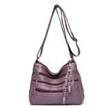 High Quality Women's Soft Leather Shoulder Bags Multi-Layer Classic Crossbody Bag Luxury Designer Handbag and Purse