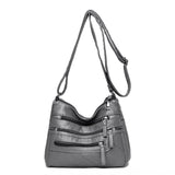 High Quality Women's Soft Leather Shoulder Bags Multi-Layer Classic Crossbody Bag Luxury Designer Handbag and Purse