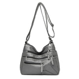 High Quality Women's Soft Leather Shoulder Bags Multi-Layer Classic Crossbody Bag Luxury Designer Handbag and Purse