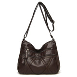 High Quality Women's Soft Leather Shoulder Bags Multi-Layer Classic Crossbody Bag Luxury Designer Handbag and Purse
