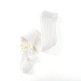 Cotton Girls Tights Princess Bowknet Baby Girl One-Piece Pantyhose Baby Spring and Autumn New Style Trousers Lace Stocking