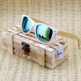 Genuine Real Bamboo Wood Polarized Sunglasses in Wood Gift boxes for