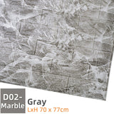 Kaguyahime 3D Wallpaper DIY Marble Sticker Waterproof Stickers Wall Papers Home decor Kids Room 3D Self-Adhesive Wallpaper Brick