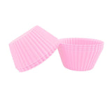 12pcs silicone muffin cups cake mold baking supplies cupcake tools liners mould silicon molds accessories bakeware mousse