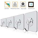 20/10 Pcs Hooks Transparent Strong Self Adhesive Door Wall Hangers Hooks Suction Heavy Load Rack Cup Sucker for Kitchen Bathroom