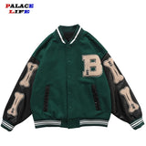 Furry Bone Patchwork Color Block Jackets for Men (3 colors)