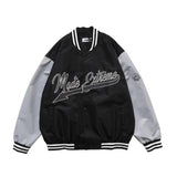 Furry Bone Patchwork Color Block Jackets for Men (3 colors)