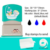 Children's Name Seal Custom Student's Name Stamp  Kindergarten Clothes Waterproof Name Sticker Will Not be Washed Off