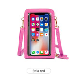 Mini Crossbody Shoulder Bags Women Multi-functional Touchable Cell Phone Pocket Card Purse Ladies Small Bag Female Messenger Bag