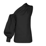 2021 Celmia Women Fashion Long Sleeve Shirts Plus Size Solid Cold Shoulder Blouses Casual Loose Tops Ladies Elegant Work Blusas