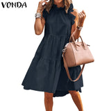 Short Dress Women Sexy Sleeveless Ruffled Dress 2021 Summer Beach Holiday Sundress Bohemian Vestidos Plus Size Robe