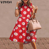 Short Dress Women Sexy Sleeveless Ruffled Dress 2021 Summer Beach Holiday Sundress Bohemian Vestidos Plus Size Robe