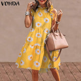 Short Dress Women Sexy Sleeveless Ruffled Dress 2021 Summer Beach Holiday Sundress Bohemian Vestidos Plus Size Robe