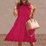 Short Dress Women Sexy Sleeveless Ruffled Dress 2021 Summer Beach Holiday Sundress Bohemian Vestidos Plus Size Robe