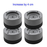 4 Pcs Washing Machine Anti Shock Pad Refrigerator Large Appliances Furniture Mute Rubber Mat Anti Vibration Pads Protect Floor