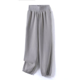 GCAROL Fall Winter Women Extra Long Hooded Suits 80% Cotton Fleece Oversized Boyfriend Sweatshirt Elastic Waist Harem Pants Sets