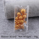 2-14mm Gold Ball Wedding Edible Sprinkles For Cake Pearl Sugar Fondant Party Bakeware Baking Tools Dessert Ice Cream Decorations