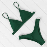 OMKAGI Sexy Bikini 2021 Swimwear Women Biquini Push Up Bikini Set Swimming Swimsuit Bathing Suit Beachwear Maillot De Bain Femme