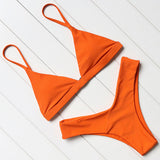 OMKAGI Sexy Bikini 2021 Swimwear Women Biquini Push Up Bikini Set Swimming Swimsuit Bathing Suit Beachwear Maillot De Bain Femme