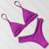 OMKAGI Sexy Bikini 2021 Swimwear Women Biquini Push Up Bikini Set Swimming Swimsuit Bathing Suit Beachwear Maillot De Bain Femme