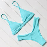 OMKAGI Sexy Bikini 2021 Swimwear Women Biquini Push Up Bikini Set Swimming Swimsuit Bathing Suit Beachwear Maillot De Bain Femme