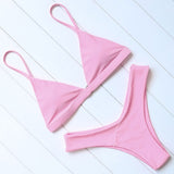 OMKAGI Sexy Bikini 2021 Swimwear Women Biquini Push Up Bikini Set Swimming Swimsuit Bathing Suit Beachwear Maillot De Bain Femme
