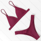 OMKAGI Sexy Bikini 2021 Swimwear Women Biquini Push Up Bikini Set Swimming Swimsuit Bathing Suit Beachwear Maillot De Bain Femme
