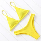 OMKAGI Sexy Bikini 2021 Swimwear Women Biquini Push Up Bikini Set Swimming Swimsuit Bathing Suit Beachwear Maillot De Bain Femme