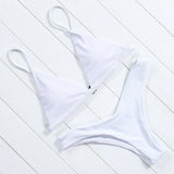 OMKAGI Sexy Bikini 2021 Swimwear Women Biquini Push Up Bikini Set Swimming Swimsuit Bathing Suit Beachwear Maillot De Bain Femme