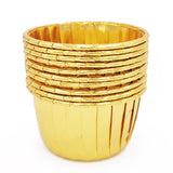 50pcs Cupcake Paper Cup Oilproof Cupcake Liner Baking Cup Tray Case Wedding Party Caissettes Golden Muffin  Wrapper Paper