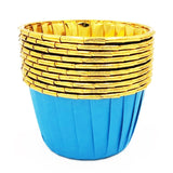 50pcs Cupcake Paper Cup Oilproof Cupcake Liner Baking Cup Tray Case Wedding Party Caissettes Golden Muffin  Wrapper Paper
