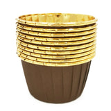 50pcs Cupcake Paper Cup Oilproof Cupcake Liner Baking Cup Tray Case Wedding Party Caissettes Golden Muffin  Wrapper Paper