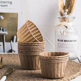 50pcs Cupcake Paper Cup Oilproof Cupcake Liner Baking Cup Tray Case Wedding Party Caissettes Golden Muffin  Wrapper Paper